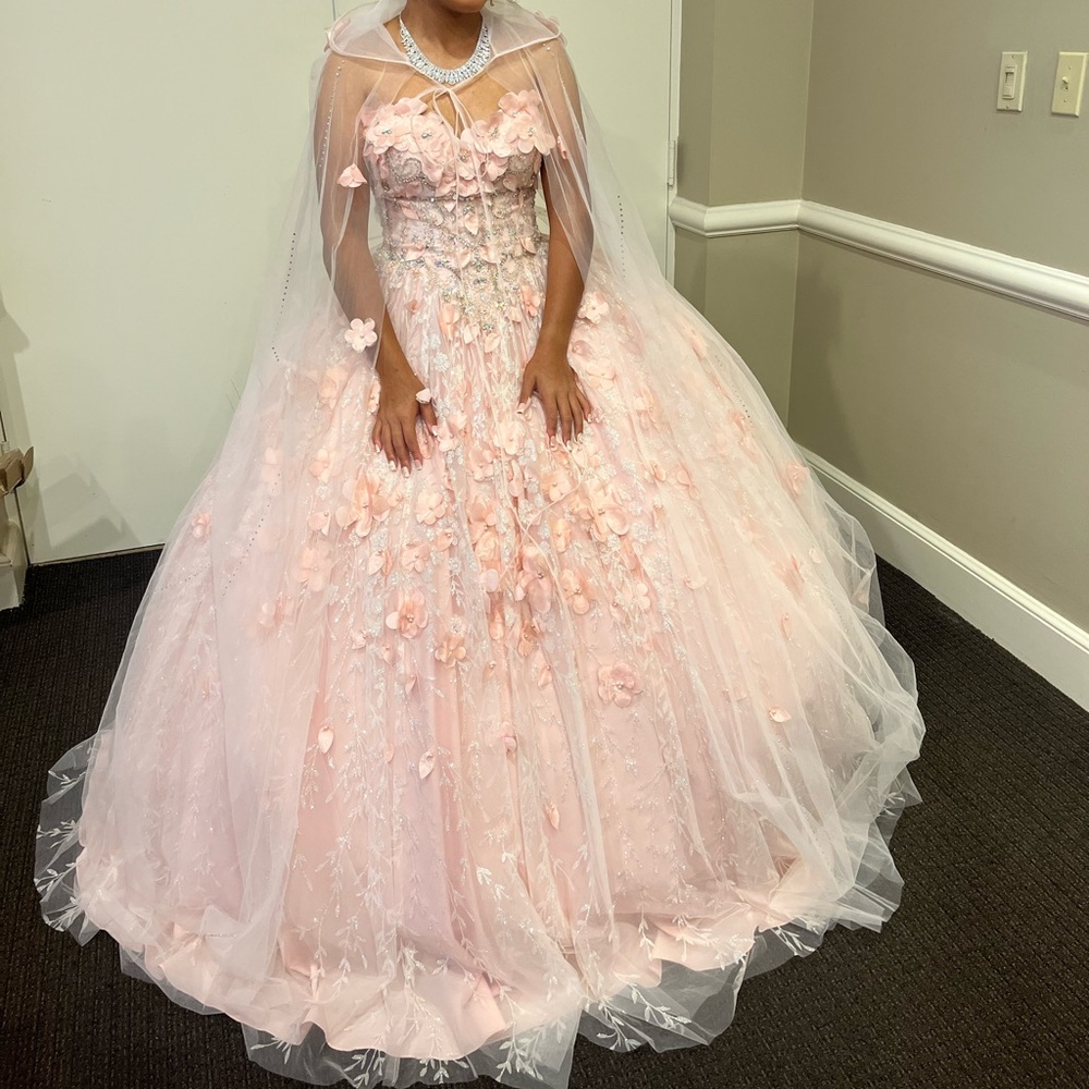 Baby Pink Sweet 15 dress